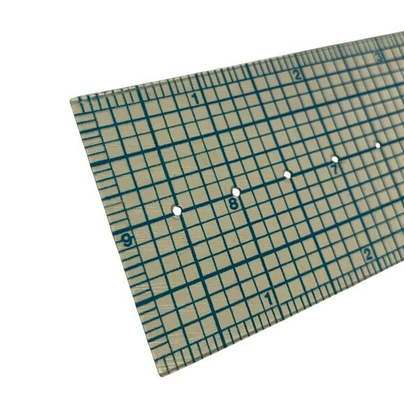 New 18" Long Counted Cross Stitch 8 to 16 Count Plastic Ruler Marking Craft Tool - Picture 2 of 3